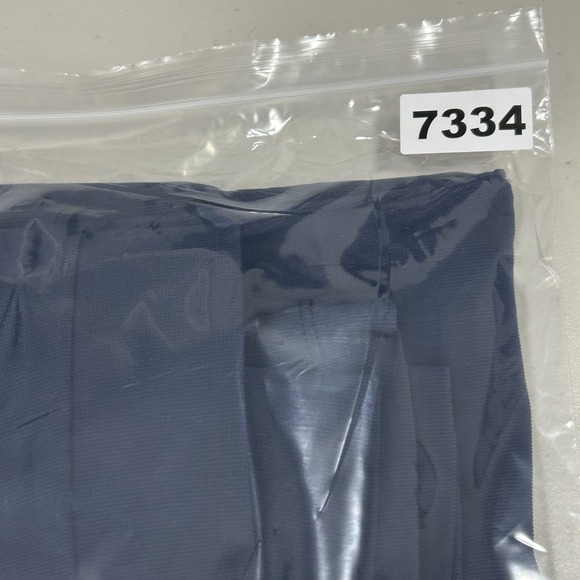 Halara Wide Leg Pleated Pants Women Size XL Tall Blue Elastic Waist Pull On NEW - Picture 8 of 8